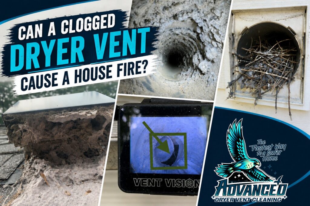 7. Can a clogged dryer vent cause a fire